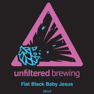 Flat Black Baby Jesus Stout 473ml｜5.0% abv